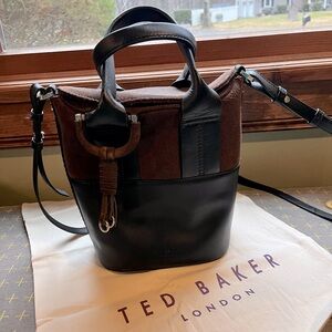 Ted Baker Leather & Suede Satchel